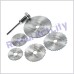 HSS Saw Disc Wheel Cutting Blades For Drills Rotary Tools and Mandrel