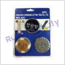 Circular Saw Blade HSS Cutting Disc Cut-off Wheel Electric Mill Cutter Rotary Tool Kit